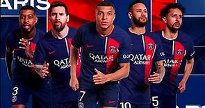 Messi, Neymar y Mbappé, presentes en la promoción de la nueva camiseta del PSG para la temporada 23-24