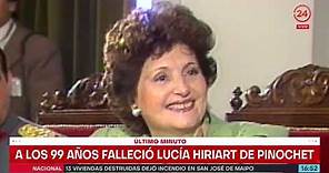 A los 99 años falleció Lucía Hiriart de Pinochet