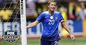 Abby Wambach subbed out for one final time | 2015 International Friendly