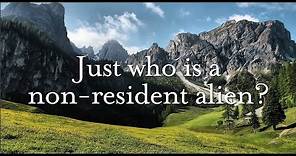 Who are non-resident alien individuals?