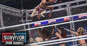 Charlotte Flair hits a moonsault from the top of the cage: Survivor Series: WarGames 2023 highlights
