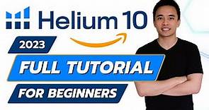 Helium10 Tutorial for Beginners - Complete Overview & Product Research for Amazon FBA!