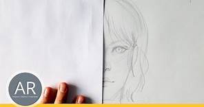 Portrait zeichnen - weibliche und männliche Gesichtsmerkmale. Schnell Gesichter zeichnen lernen.