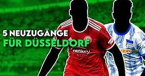 Fortuna Düsseldorf: 5 Transfers für den Aufstiegskampf um die Bundesliga!