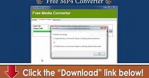 Free MP4 Converter & All Formats -- Free Download
