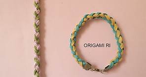 DIY Bracelets 手繩教學 - Round braid 圓身 (皮繩) #2