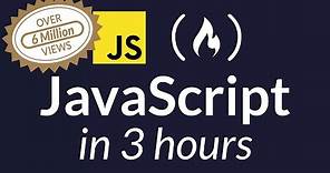 Learn JavaScript - Full Course for Beginners