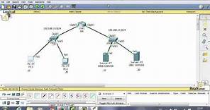 Configuración básica de un router cisco 1941 y servidores Web y DNS en Packet
