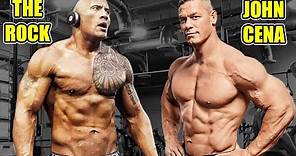 LA ROCA VS JOHN CENA ¿Quién es más fuerte? - El brutal entrenamiento de The Rock y John Cena
