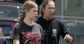 Strained Bec Hewitt's grumpy public scene with teen daughter