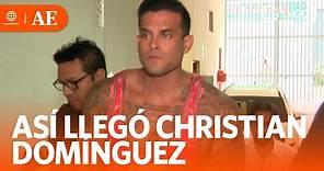 Así llegó Christian Dominguez a “América Hoy” | América Espectáculos (HOY)