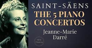 Saint-Saëns - Piano Concertos No.1,2,3,4,5 + Presentation (Century’s recording : Jeanne-Marie Darré)