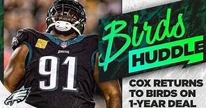 Fletcher Cox returns to Eagles on 1-year, $10 million contract | Birds Huddle