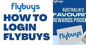 Flybuys.com.au Login: How to Login FLYBUYS My Account ⏬👇