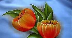 Como Pintar Flores Fácil / Tulipanes