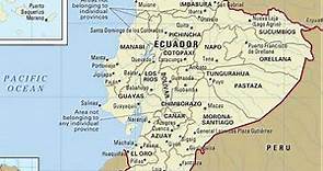 mapa de Ecuador