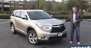 2014 Toyota Highlander Limited Test Drive Video Review