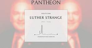 Luther Strange Biography | Pantheon