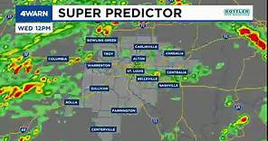 KMOV - Today's high is 88! Kent's using the Super...