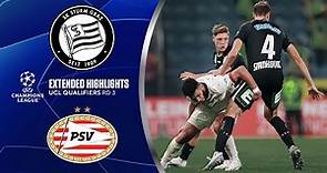 Sturm Graz vs. PSV : Extended Highlights | UCL Qualifiers - Round 3 | CBS Sports