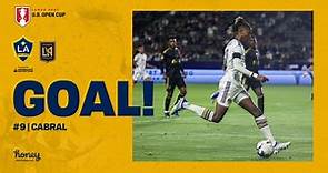GOAL: Kévin Cabral gives the LA Galaxy the lead in the Round of 16 vs. LAFC