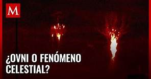 Misteriosas luces rojas en el cielo: ¿Se trata de un ovni?