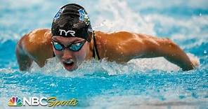 Torri Huske sets U.S. Open Championship record in women's 100m butterfly | NBC Sports