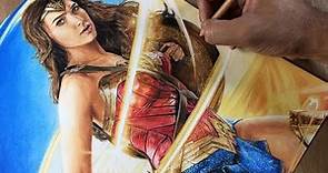Drawing Wonder Woman - DC - Timelapse | Artology