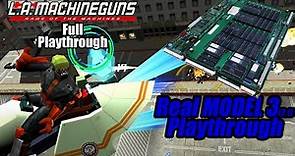 SEGA L.A. Machineguns - Real MODEL 3 (2.1) - Full Playthrough