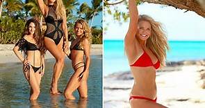 Christie Brinkley 63 reveals incredible bikini body as she models with daughters