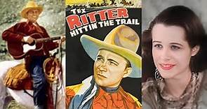 HITTIN' THE TRAIL (1937) Tex Ritter, Jerry Bergh & Earl Dwire | Drama, Western | B&W