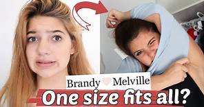 Honest Review of BRANDY MELVILLE online Shopping & Haul