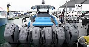 MIDNIGHT EXPRESS 52 Vitesse 6 X VERADO 450 R - Walk Through Speed Boat at MIBS 2022 - The Boat Show