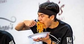 World Pasta Eating Championship (World Record Broken)