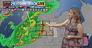 Severe thunderstorm rolls through W. Michigan