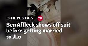 Ben Affleck changed into his wedding suit in the toilet before marrying Jennifer Lopez