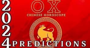 Ox Chinese Animals 2024 Horoscope Predictions