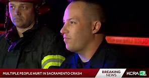 Sacramento officials speak after multiple people, including children, hurt in crash