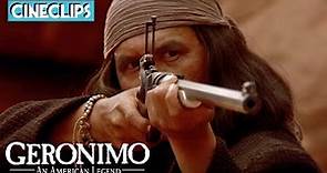 Geronimo: An American Legend | Geronimo Scares Off The Tombstone Posse | CineClips