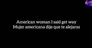 American Woman - Lenny Kravitz lyrics subtitulado español ingles