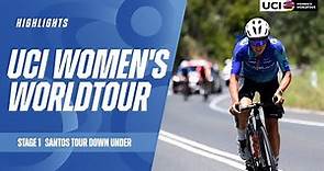 Stage 1 - Tour Down Under Highlights | 2024 UCI Women's WorldTour
