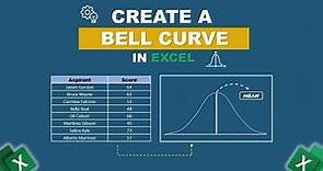 How to Create a Bell Curve in Excel