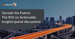 gfknewron “Decode the Future” 2021 Expert Panel: Actionable insights, data processing & more!