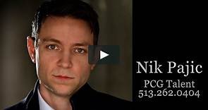 Nik Pajic demo reel new headshot