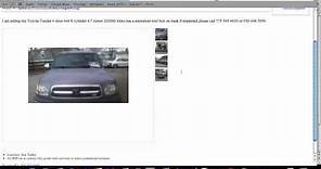 Craigslist Reno Tahoe Used Trucks - Cars and Vehicles Under $1500 Available