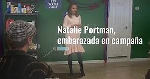 Natalie Portman, embarazada en campaña