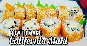HOW TO MAKE CALIFORNIA MAKI #manalastasph #sushi #videos #yummysushi # ...