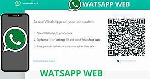 WhatsApp Web on PC | How To Use/Connect WhatsApp Web on PC/Laptop!