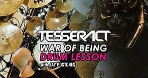 TesseracT - War Of Being | Drum lesson with Jay Postones