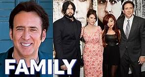 Nicolas Cage Family & Biography